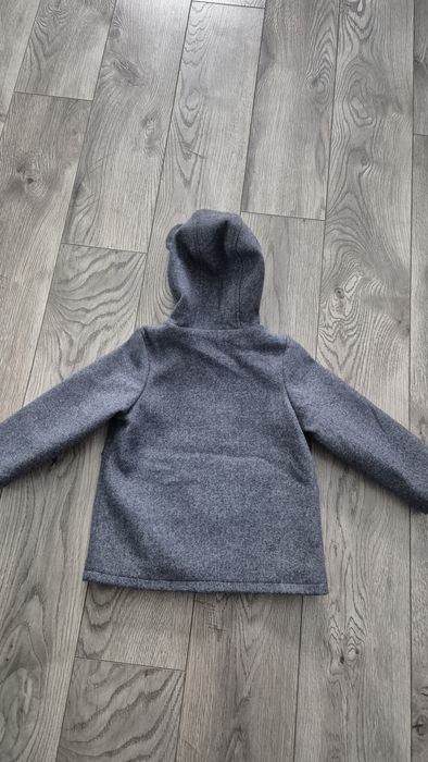 Płaszcz chłopięcy z uszami sinsay 92 szary popielaty przejściowy