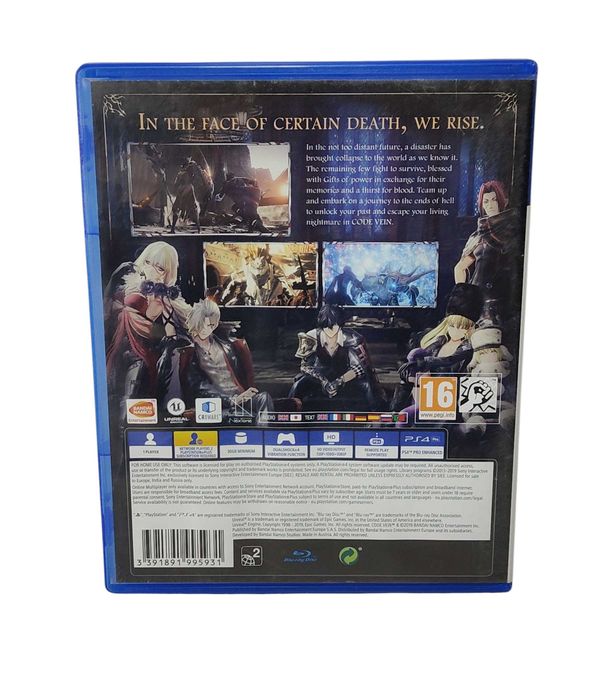 Gra na Ps4 Code Vein