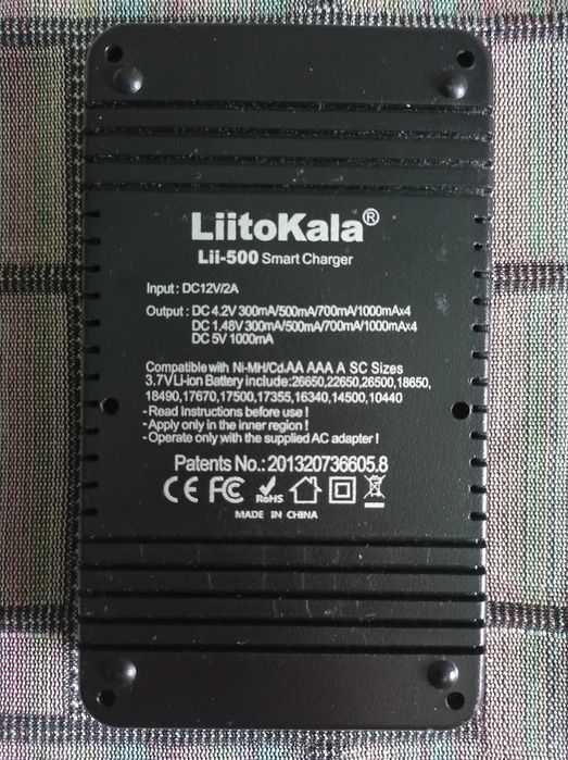Зарядний пристрій Liitokala Lii-500 Оригінал