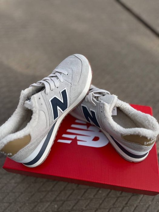 574 Light Grey winter з хутром