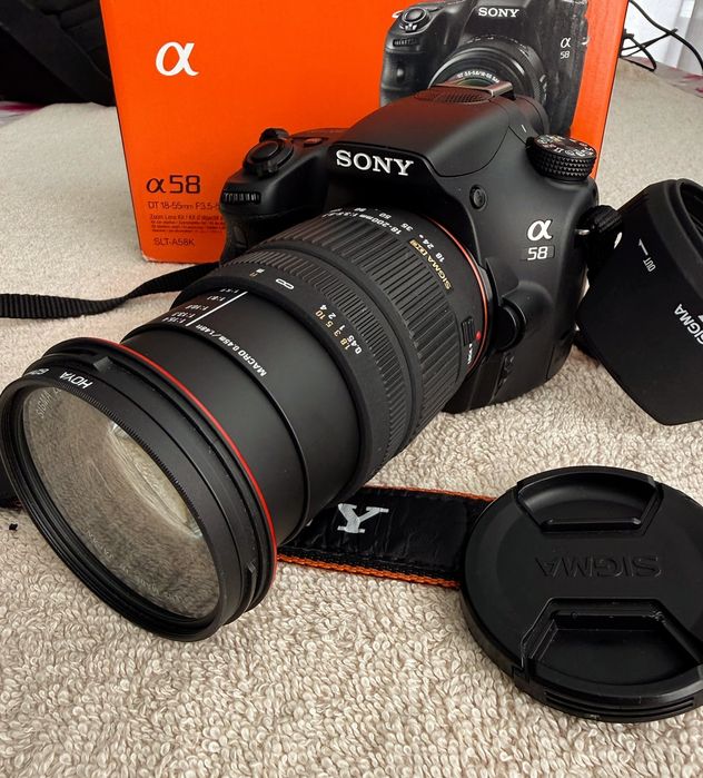Sony Alpha A58+ Sigma 18-200.