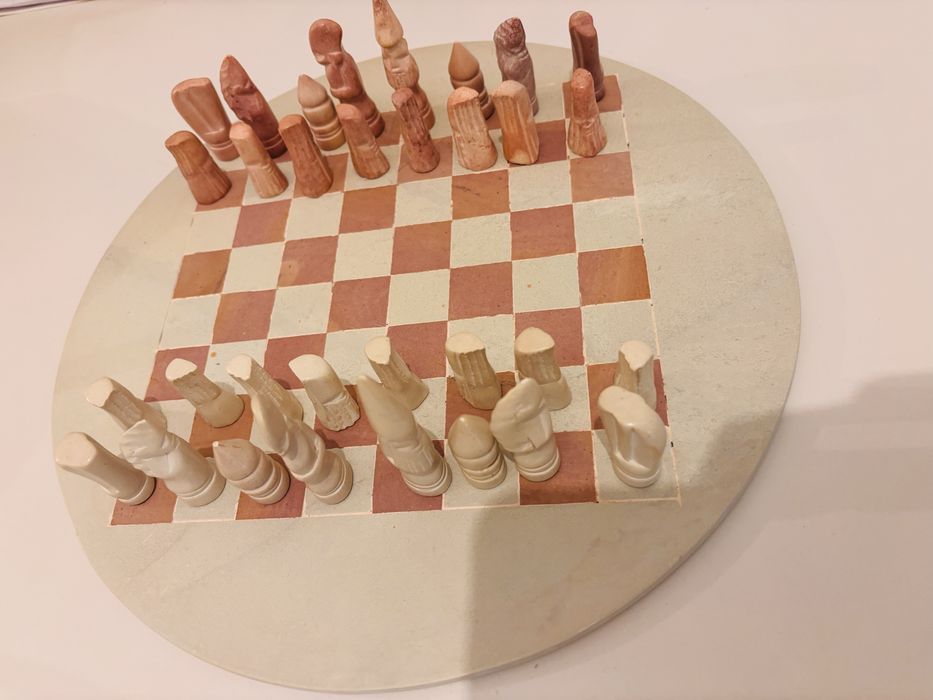 Tabuleiro Xadrez Mármore