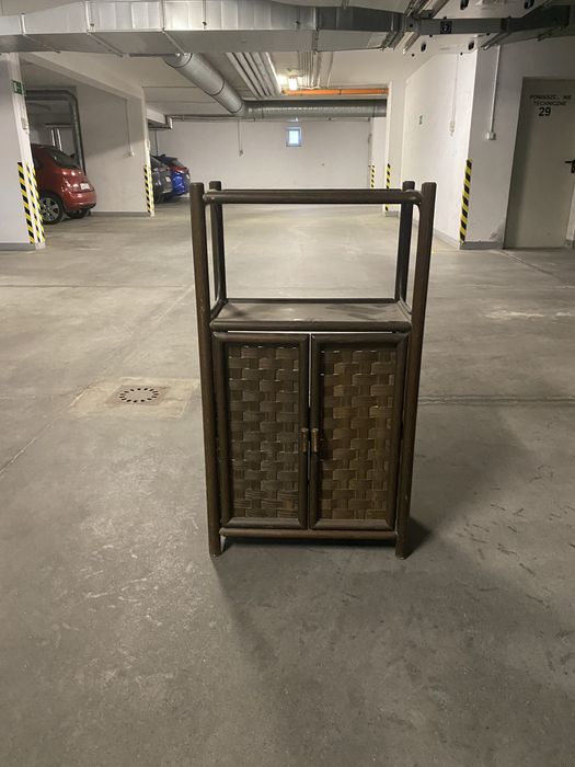 Szafka ratanowa z drzwiczkami