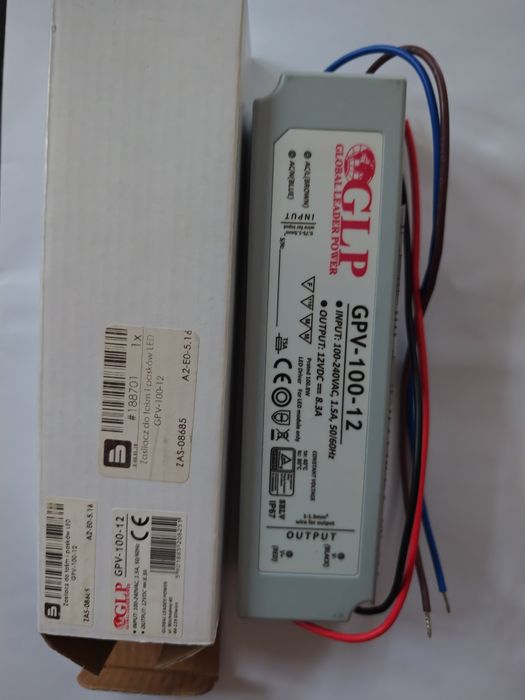 Zasilacz taśm LED 100W GPV-100-12