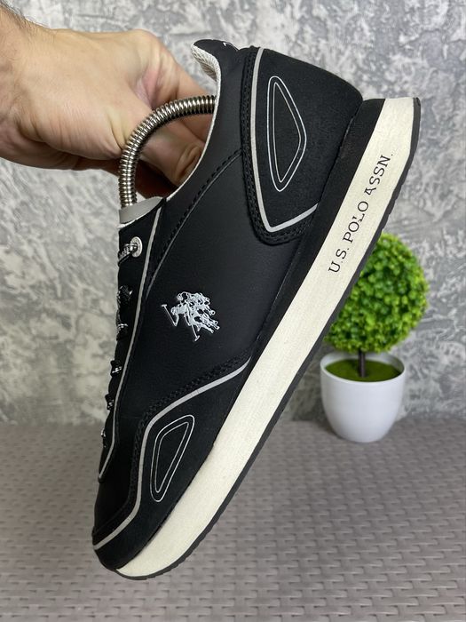 U.S. Polo Assn кроссовки 43 размер спортивные черные