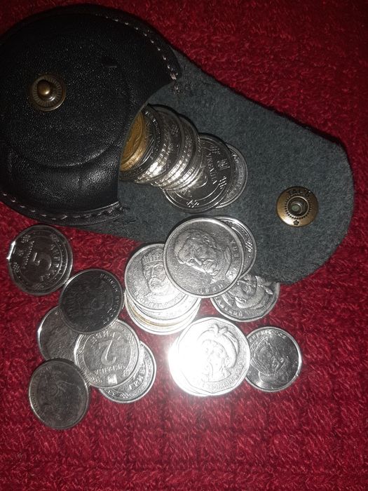 Монетница из натуральной кожи ручной работы