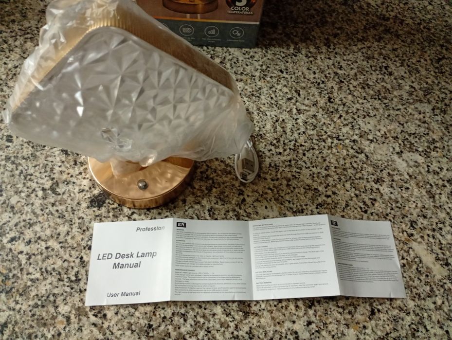 Candeeiro de quarto a bateria