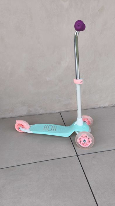 Trotinete Infantil OXELO Decathlon 3 Rodas com Luzes