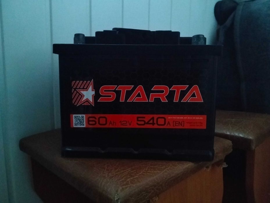 Б/У АКБ STARTA 60Ah 12v 540A
