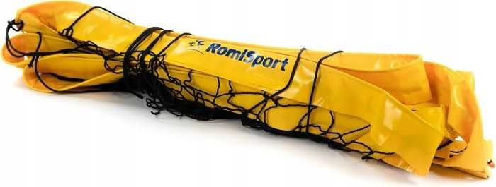 RomiSport Siatka do siatkówki plażowej z taśmą pcv w kolorze żółtym 9,5 m