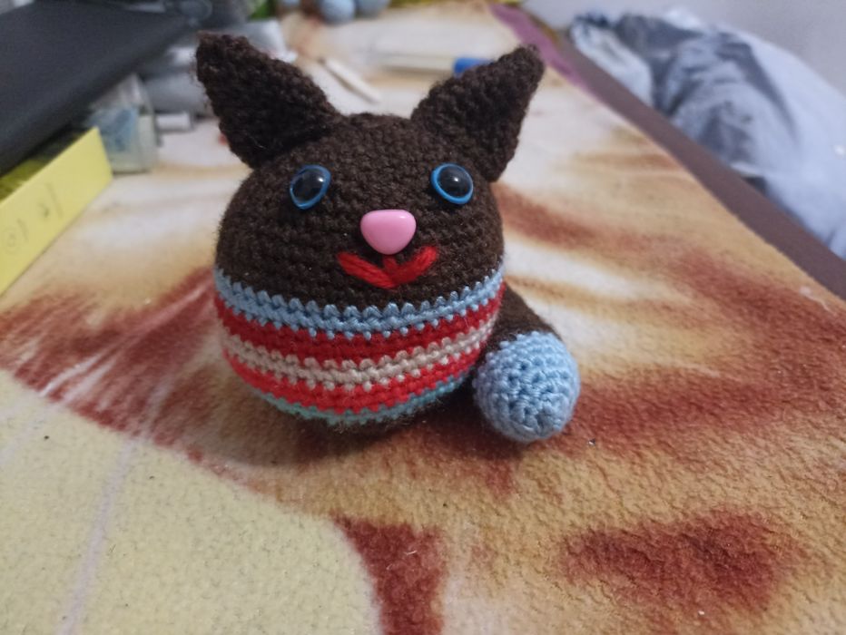 Вязанные игрушки крючком, ручной работы