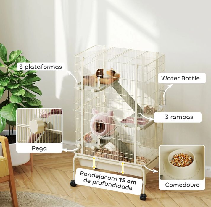 Gaiola para Furões, Petauros do açucar, Coelho anão - PORTES GRÁTIS