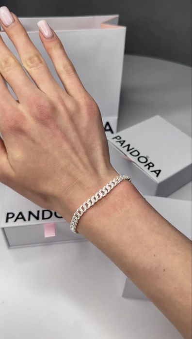 Браслет Pandora Срібло « Сяюче паве » 925 проба !