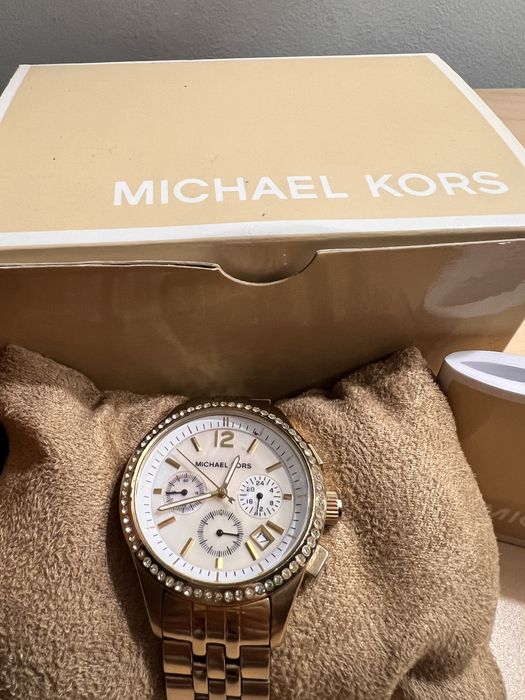 Relogio metal dorado da Michael Kors