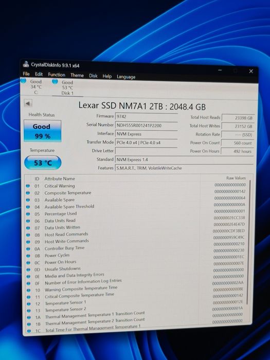 SSD Lexar NM7A1 - 2TB