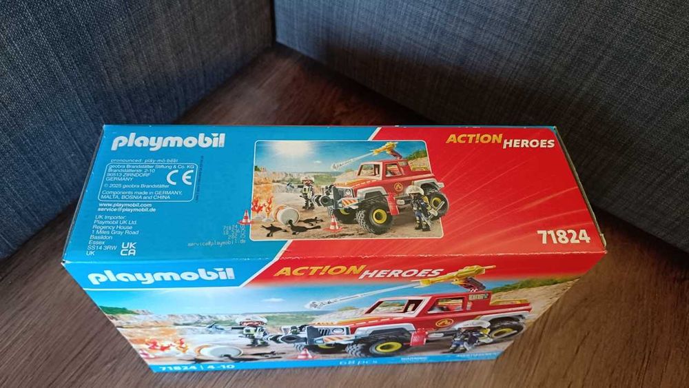 Kurier 0 PLN, Playmobil City Action Wóz strażacki 71824,straż pożarna