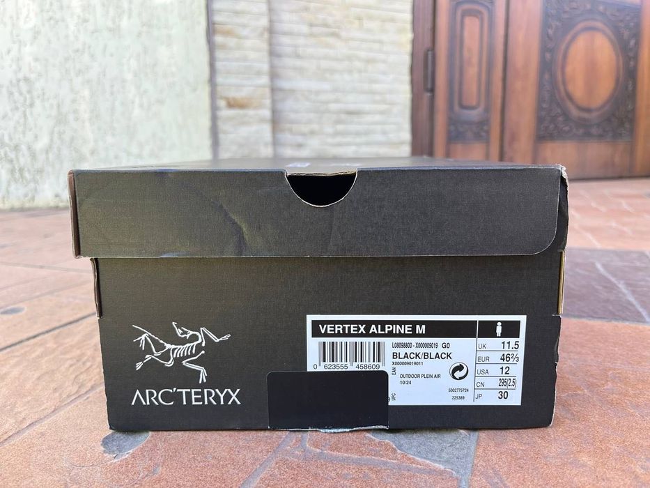 Кросівки Arc'teryx Vertex Alpine Black 46 розмір