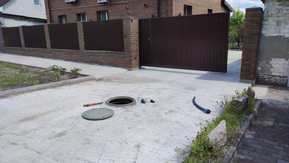 Водопровод в Частном Доме, Прокол грунта, Канализация, Врезка в трубу ...