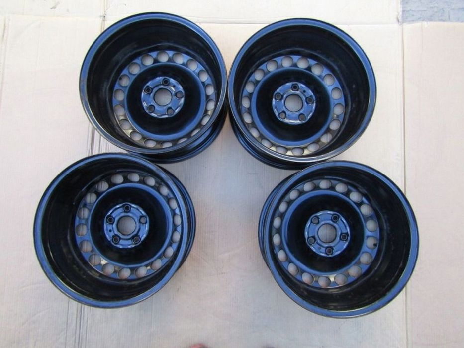 4x felgi stalowe 16 vw passat b5 b6 b7 b8 b9 golf V VI VII caddy eos jetta touran 6,5 j 5x112 ET41 piasta 57,1 mm