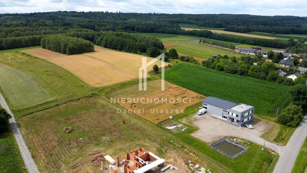 Działka budowlana z projektem domu, Umieszcz, Gm. Tarnowiec, 27ar - Widok 5