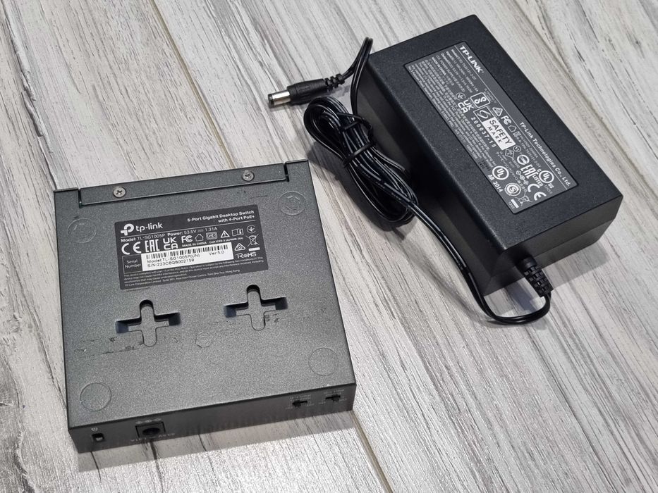 Switch TP-Link TL-SG1005P | 5 portów Gigabit | 4x PoE+