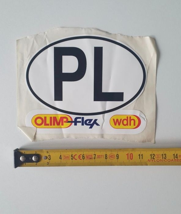 Naklejka na samochód PL Olimp Flex wdh kolekcjonerska