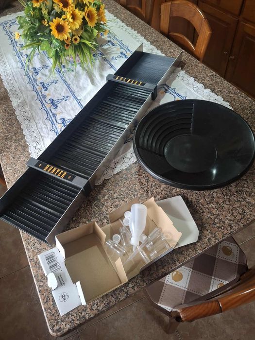 Bateia e calha de escoamento conjunto completo Novo