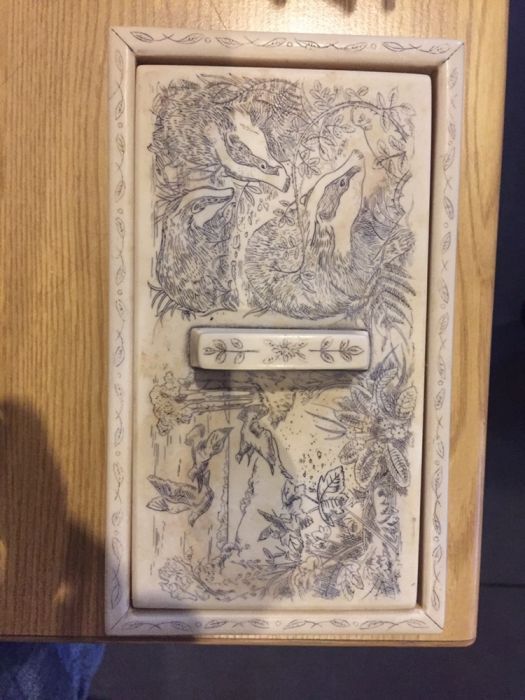 Caixa Made in england desenhada