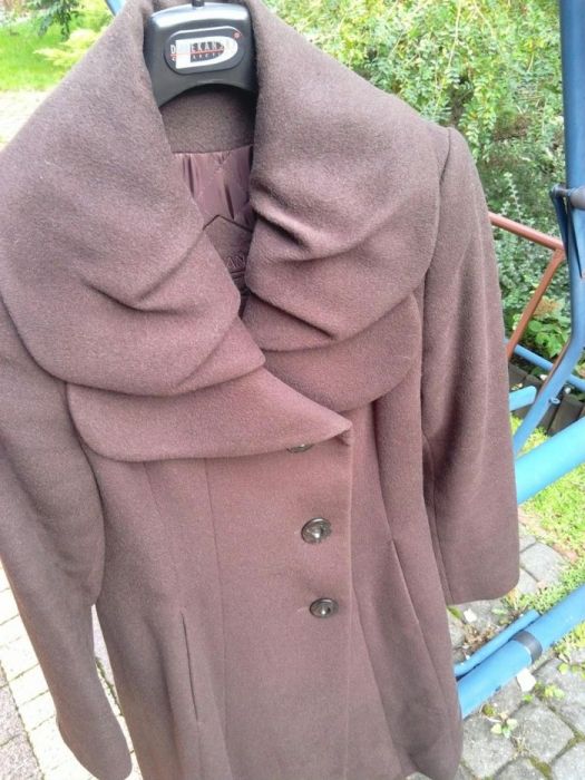 Płaszcz premium czekolada dziekański idealny 40