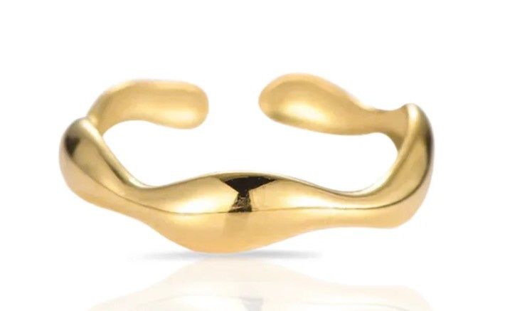 Elegante anel ajustável