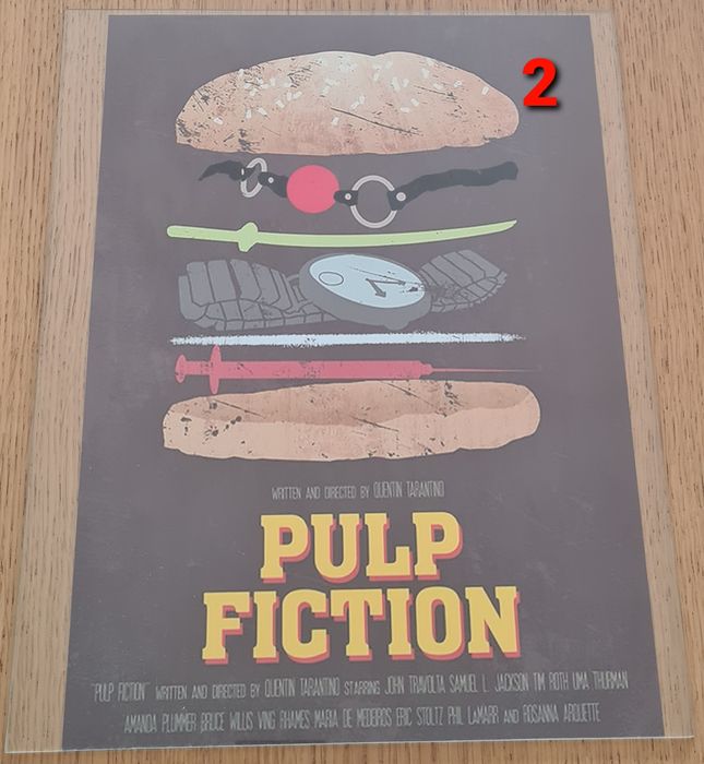 Pulp Fiction Espectaculares Posters