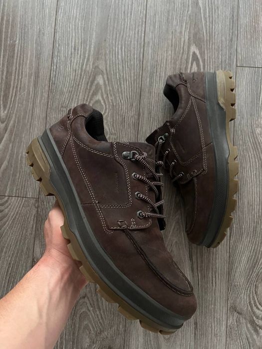 Męskie Klasyczne Elegancke Buty, Półbuty Ecco Rugged Track Gore-tex