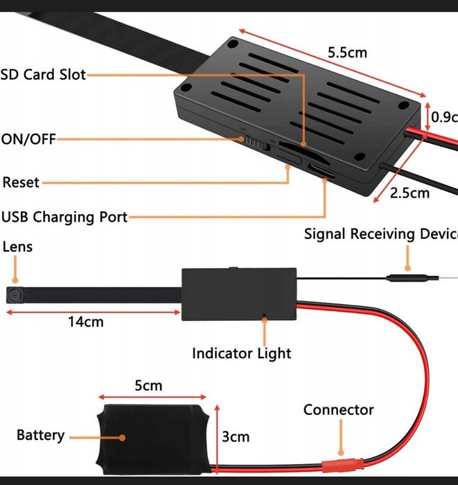 Wi-Fi міні відеокамера GB66032