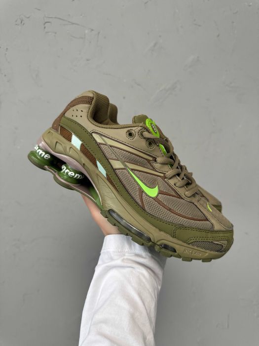 Мужские кроссовки Nike Supreme Shox Ride 2 Khaki Premium. 40-46