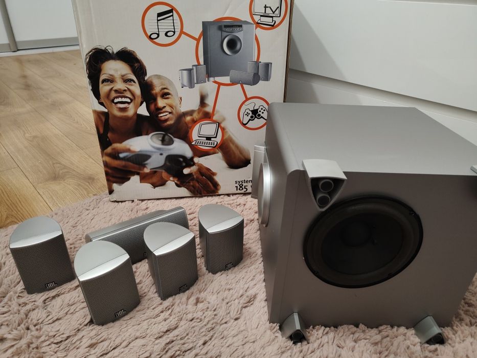 JBL ESC XCITE 5.1 aktywny zestaw głośników do kina / mega brzmienie !!