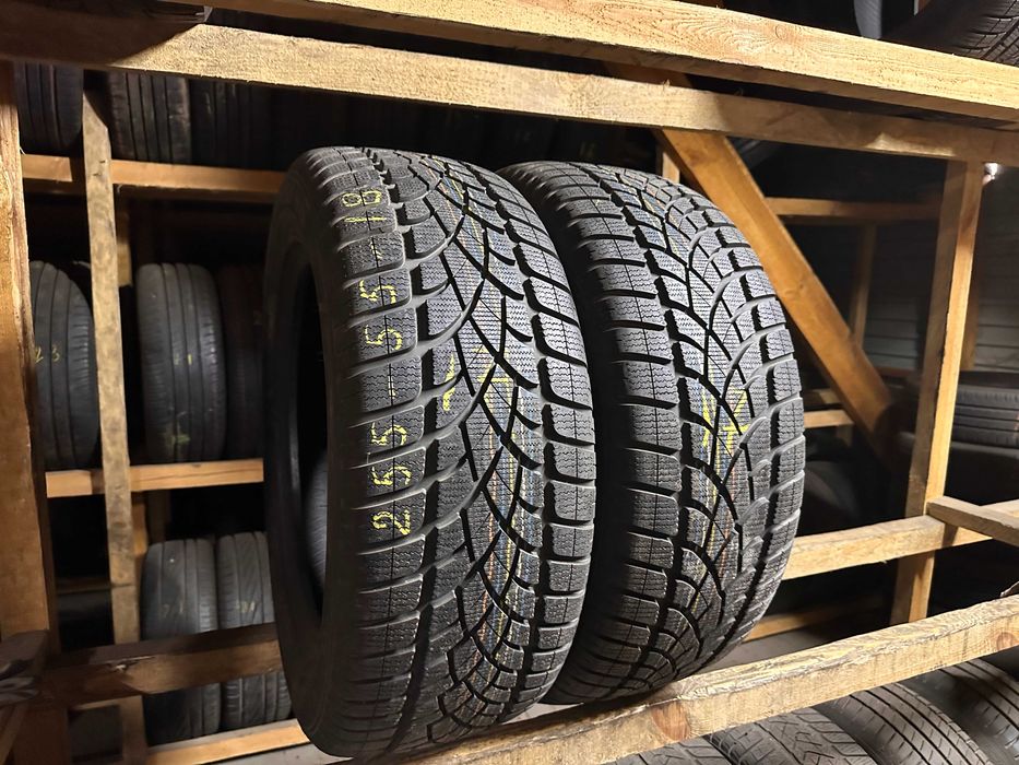 Шини зима нові 255/55R18 DUNLOP SP WINTER SPORT 3D 2шт 8мм