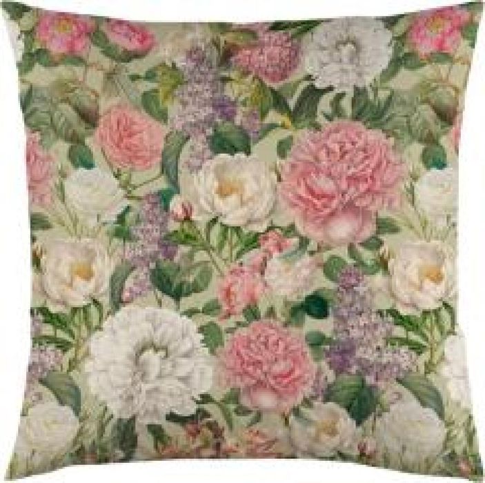 Poszewka na poduszkę 50x50cm - Piwonie i róże oprawa: folia