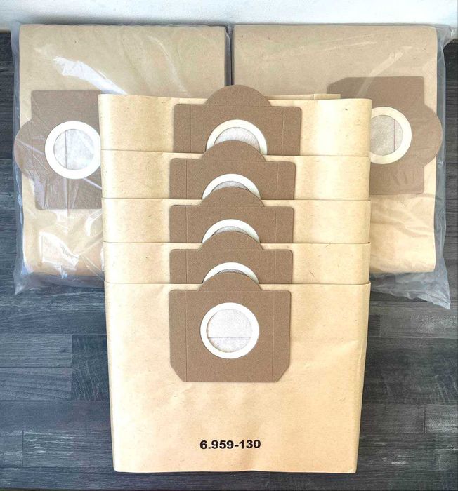 Мішок для Karcher WD3, MV3.Мешок 6.959-130 паперовий.Комплект–5 шт