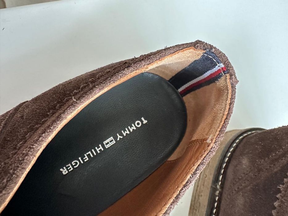 Черевики туфлі лофери Tommy Hilfiger як НОВІ натуральна шкіра/замш