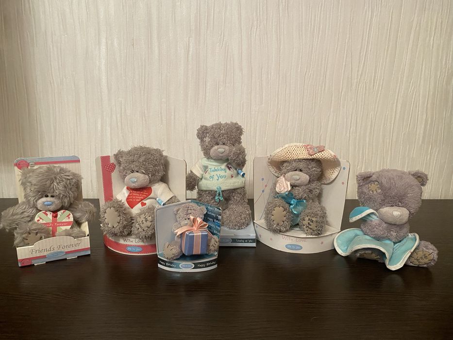 Ведмедики  Teddy великі та маленьки оригінальні