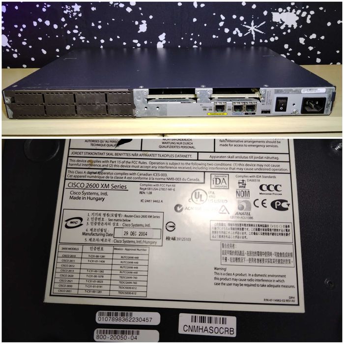 Маршрутизатор Cisco 800 871 Cisco 1800 1841 Cisco 2600 2620XM SPA 8800