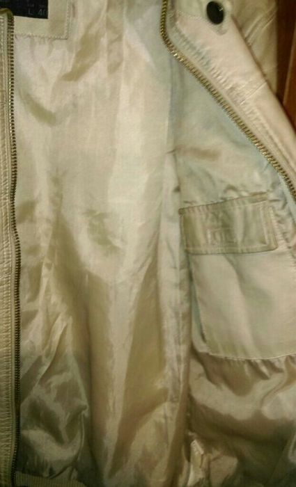 Bershka р.52 из искусственной кожи куртка мужская