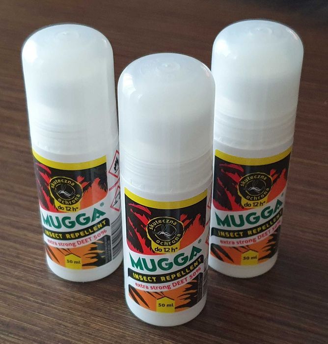 2 x Mugga roll-on w kulce 50% deet / przeczytaj opis