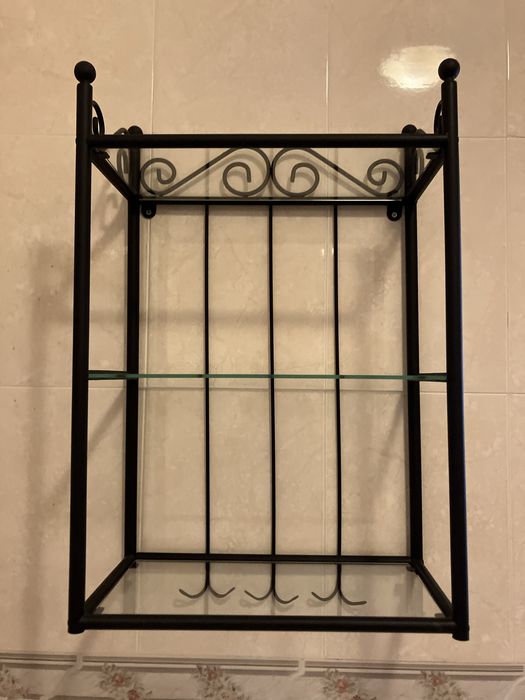 Prateleiras Ferro e Vidro