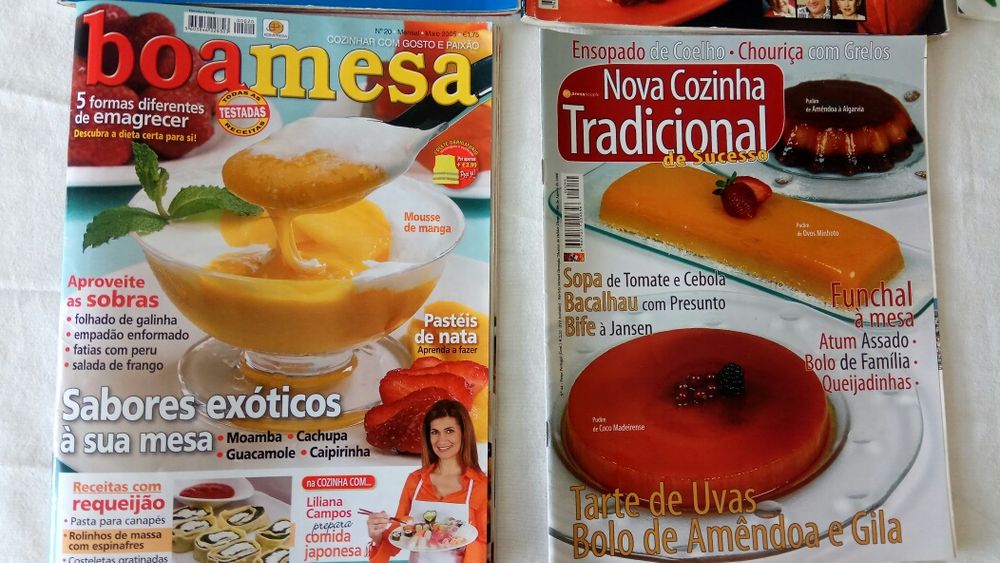 6 Revistas Culinárias. Variadas.