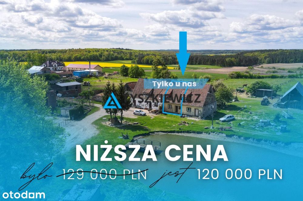 Dom do remontu niedaleko Prabut