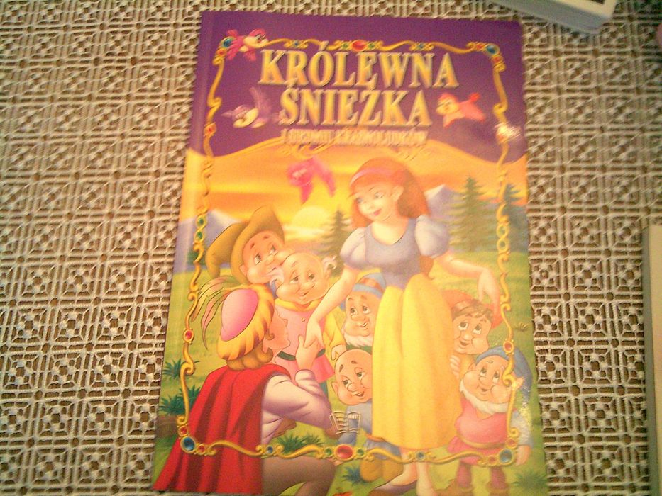 Królewna śnieżka książka ucząca czytania