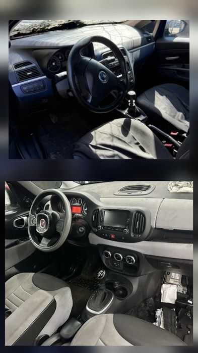 FIAT 500L фиат гранде  пунто flat grande punto  торпедо панель сидения салон