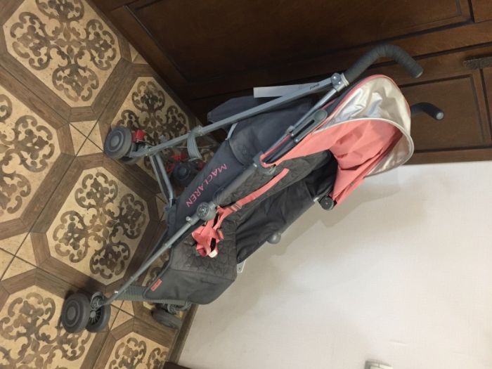 Коляска-трость Maclaren Quest Charcoal/Primrose