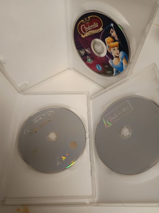 DVDs Disney a Cinderela 1-2-3